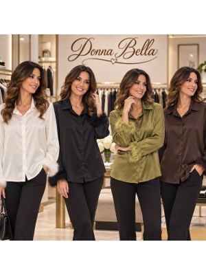 Camicia Tinta Unita 11317 - Donna Bella Camicie e Bluse donna DB11317