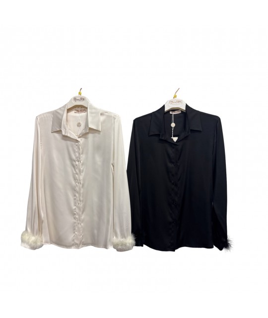 Camicia Tinta Unita 11317 - Donna Bella Camicie e Bluse donna DB11317