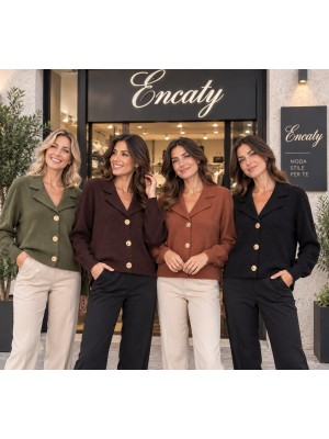 Maglia Aperta K1598 - Encaty Maglieria e t-shirt donna ECK1598