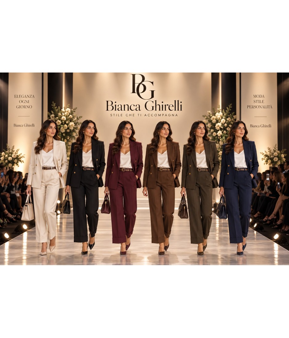 Pantaloni Monolana 25285 - Bianca Ghirelli Pantaloni donna BG25285