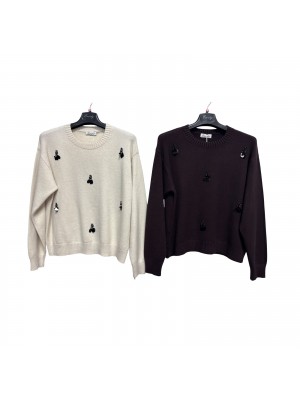 Maglia Girocollo T5097 - Encaty Maglieria e t-shirt donna ECT5097