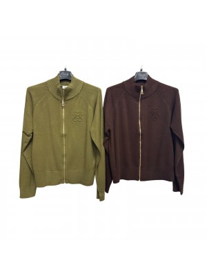 Maglia Zip J-6056 - Encaty Maglieria e t-shirt donna ECJ-6056