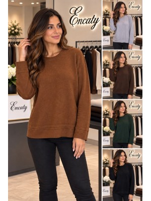 Maglia Lurex GS1365 - Encaty Maglieria e t-shirt donna ECGS1365