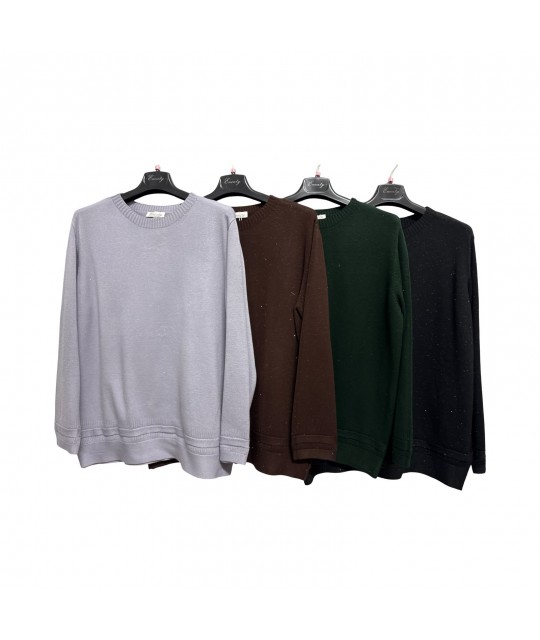 Maglia Lurex GS1365 - Encaty Maglieria e t-shirt donna ECGS1365