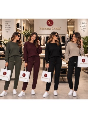 Pantaloni Tessuto Tecnico EC01 - Simona Costa Pantaloni donna SCEC01