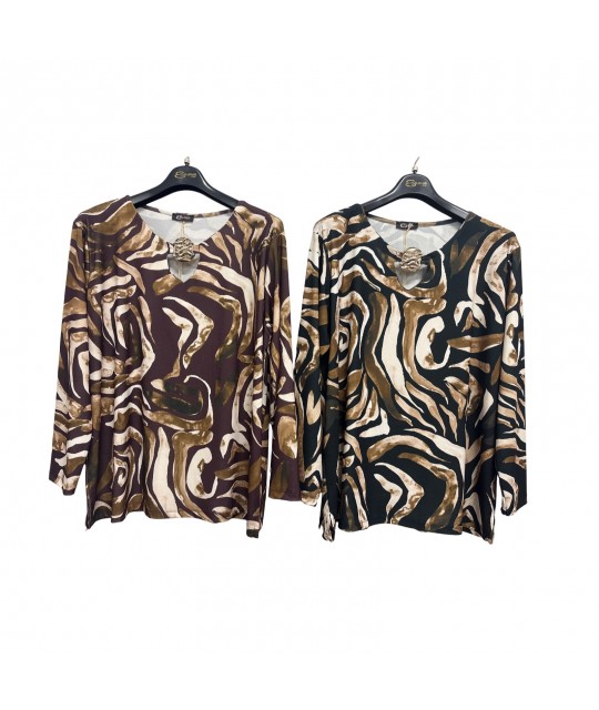 Maglia Curvy Morgana - Equilibrio Maglieria e t-shirt donna EQMORGANA