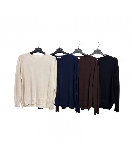 Maglia Tinta Unita GZ1399 - Encaty Maglieria e t-shirt donna ECGZ1399