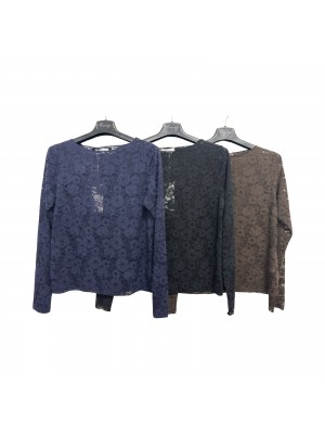 Maglia Macramè HHP60034 - Encaty Maglieria e t-shirt donna ECHHP60034
