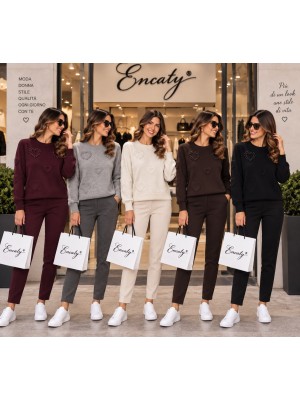 Maglia Cuori NB86610 - Encaty Maglieria e t-shirt donna ECNB86610