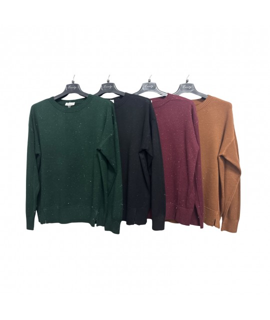 Maglia Lurex GS1366 - Encaty Maglieria e t-shirt donna ECGS1366