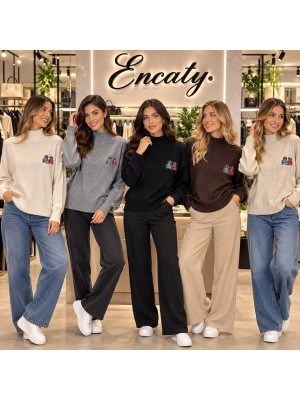 Maglia Lupetto M5090 - Encaty Maglieria e t-shirt donna ECM5090