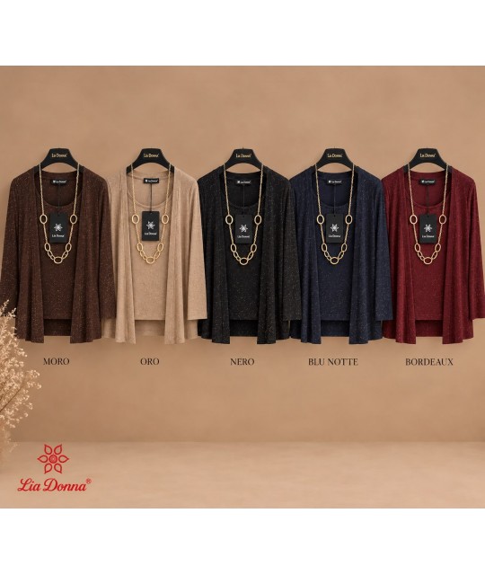 Twin-set Tinta Unita TU/3506 - Lia Donna Twin-set donna LIATU/3506