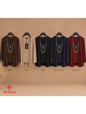 Twin-set Tinta Unita TU/3506 - Lia Donna Twin-set donna LIATU/3506