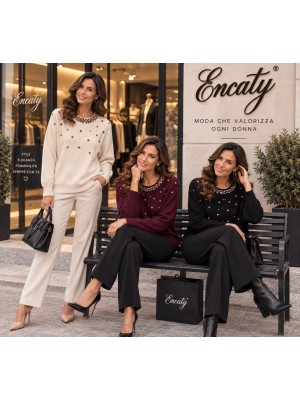 Maglia Girocollo M5098 - Encaty Maglieria e t-shirt donna ECM5098