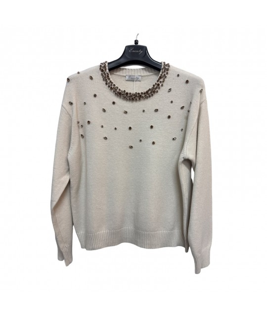 Maglia Girocollo M5098 - Encaty Maglieria e t-shirt donna ECM5098