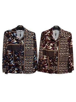 Camicia Fantasia Arianna - Perla Oversize Camicie e Bluse donna POARIANNA