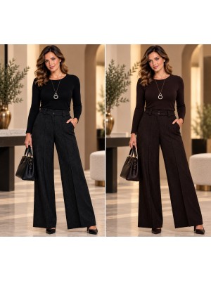 Pantaloni Palazzo Pisa - Perla Oversize Pantaloni donna POPISA