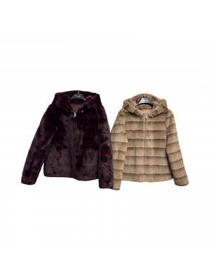 Montoncino Reversibile B806 - Encaty Pellicce ecologiche donna  ECB806