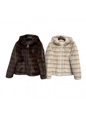 Montoncino Reversibile B806 - Encaty Pellicce ecologiche donna  ECB806