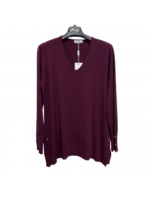 Maglia Scollo V LBS86636 - Encaty Maglieria e t-shirt donna ECLBS86636