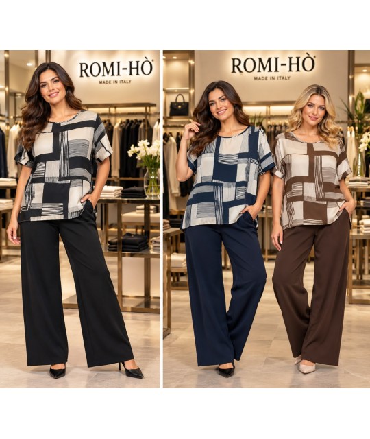 Bluse Fantasia D2945 - Romi-hò Camicie e Bluse donna RHD2945