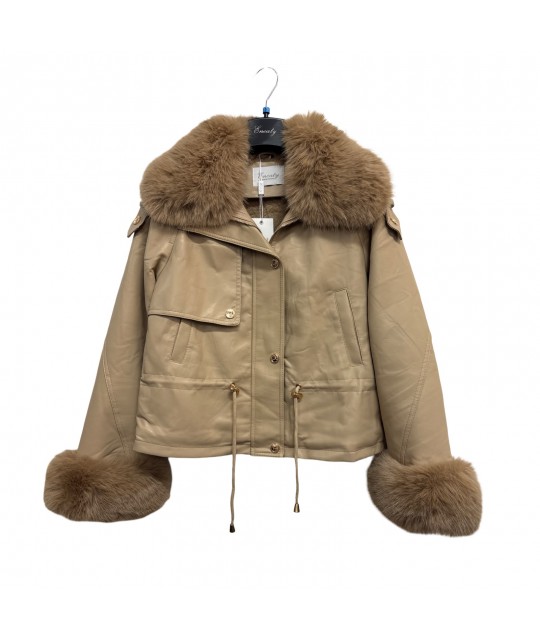Giubbino Pelliccia M8805 - Encaty Piumini e giubbini ECM8805