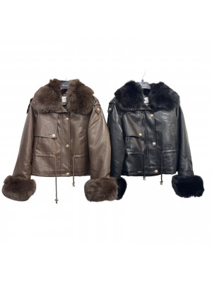 Giubbino Pelliccia M8805 - Encaty Piumini e giubbini ECM8805