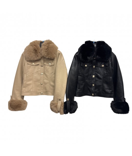 Giubbino Pelliccia M8803 - Encaty Piumini e giubbini ECM8803
