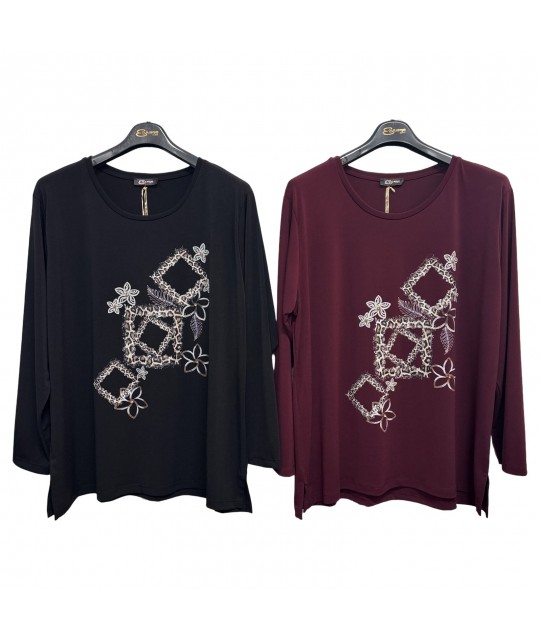 Maglia Curvy Adele - Equilibrio Maglieria e t-shirt donna EQADELE