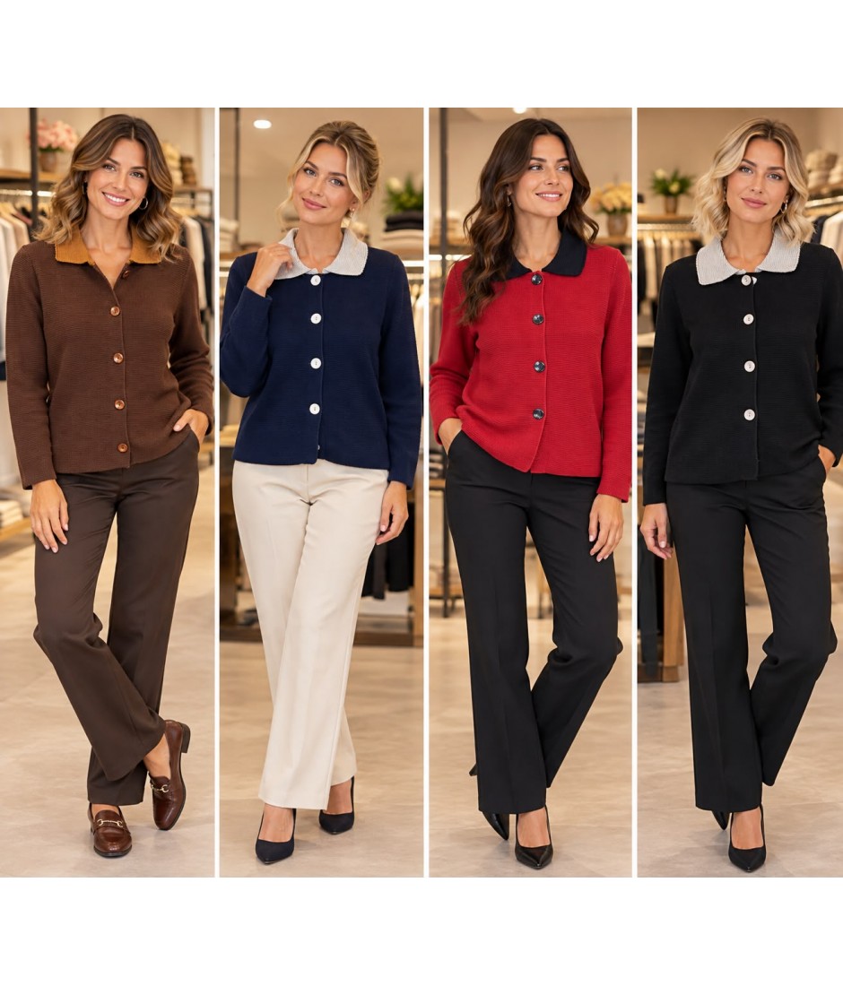 Maglia Bottoni 9511 - Desideri Oro Maglieria e t-shirt donna DO9511