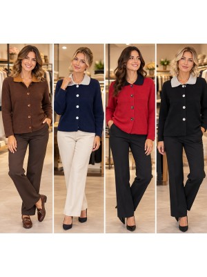 Maglia Bottoni 9511 - Desideri Oro Maglieria e t-shirt donna DO9511