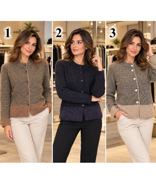 Maglia Bottoni 9520 - Desideri Oro Maglieria e t-shirt donna DO9520
