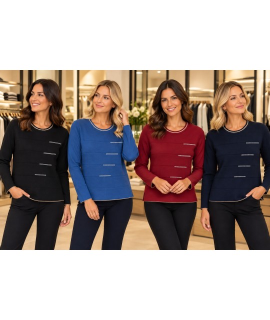 Maglia Lana 9524 - Desideri Oro Maglieria e t-shirt donna DO9524