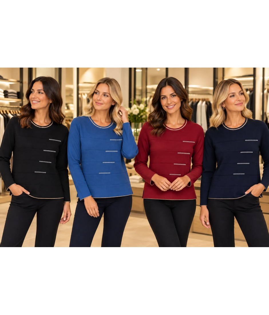 Maglia Lana 9524 - Desideri Oro Maglieria e t-shirt donna DO9524