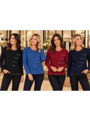 Maglia Lana 9524 - Desideri Oro Maglieria e t-shirt donna DO9524