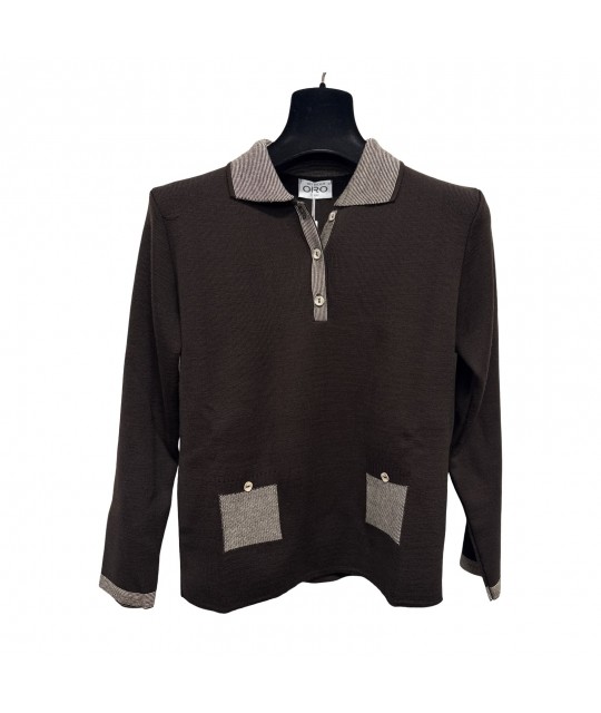 Polo Lana 9527 - Desideri Oro Maglieria e t-shirt donna DO9527