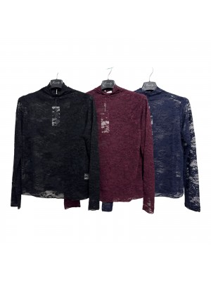 Maglia Macramè HHP60035 - Encaty Maglieria e t-shirt donna ECHHP60035