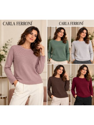 Maglia Pura Lana 4442 - Carla Ferroni Maglieria e t-shirt donna CF4442