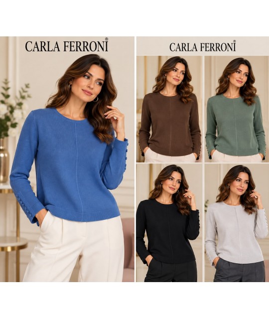 Maglia Pura Lana 4059 - Carla Ferroni Maglieria e t-shirt donna CF4059