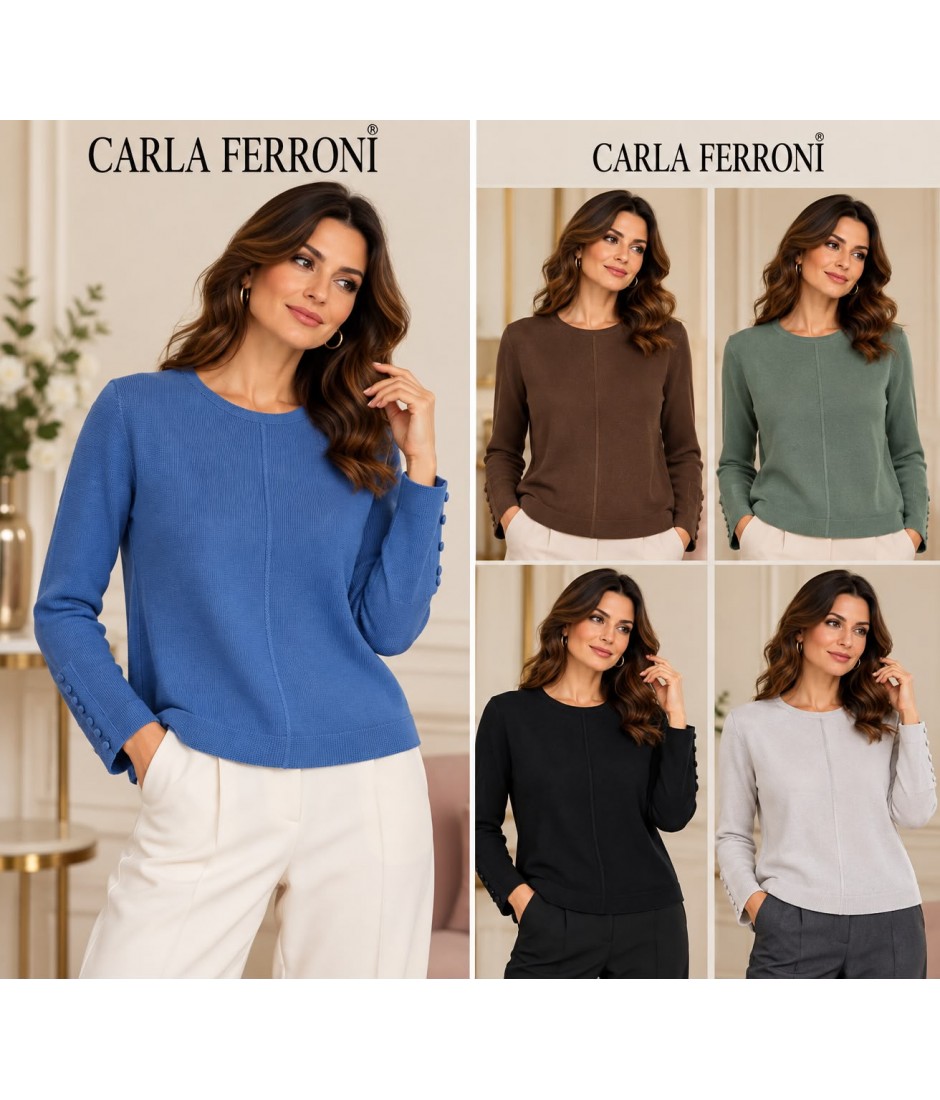 Maglia Pura Lana 4059 - Carla Ferroni Maglieria e t-shirt donna CF4059