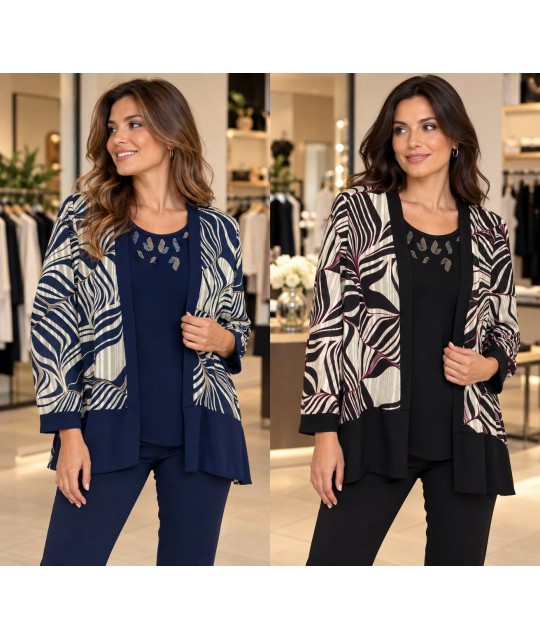 Twin-set Fantasia M/370E - Racal Twin-set donna RACM/370E