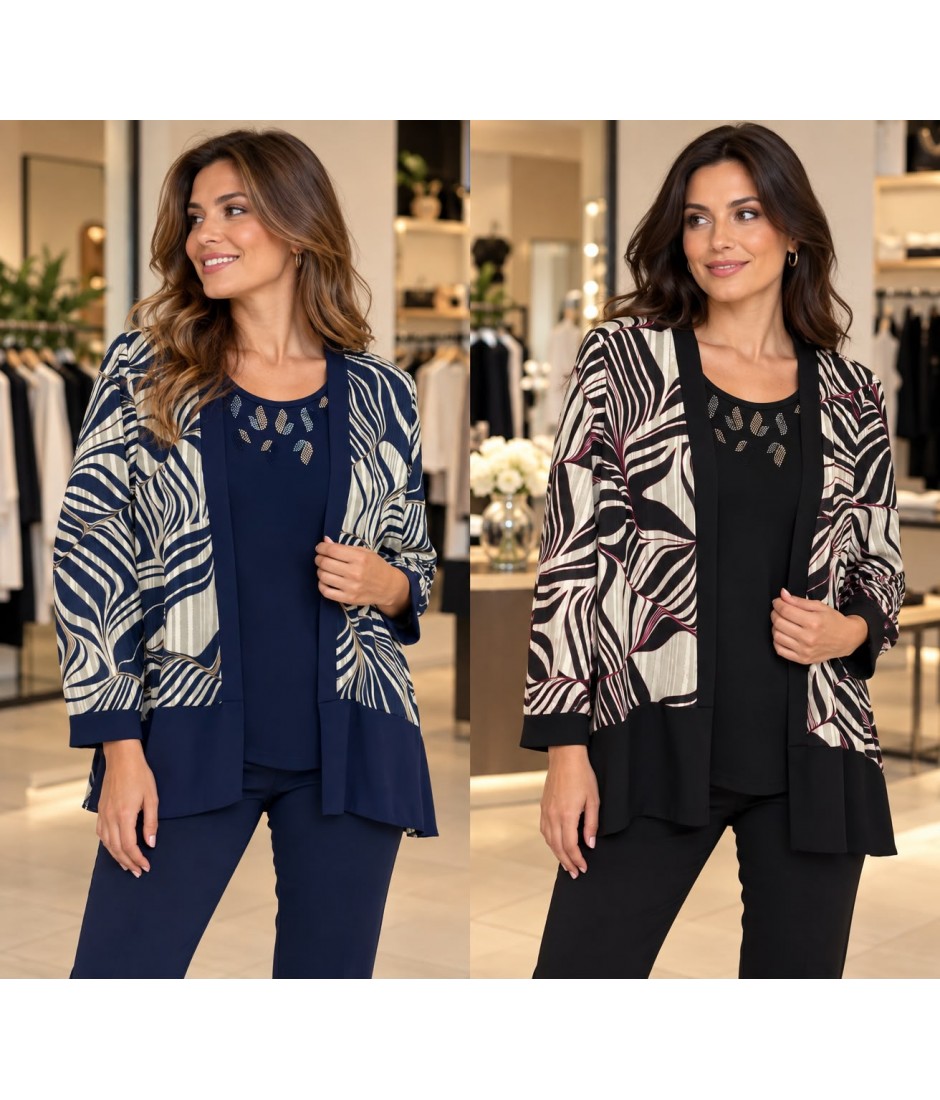 Twin-set Fantasia M/370E - Racal Twin-set donna RACM/370E