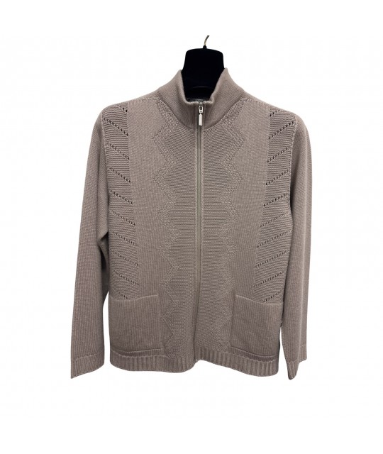 Maglia Lana Zip 4393 - Carla Ferroni Maglieria e t-shirt donna CF4393