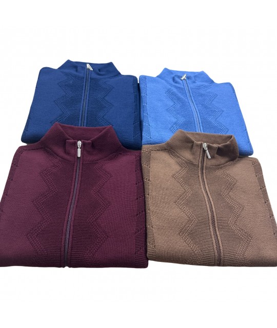 Maglia Lana Zip 4393 - Carla Ferroni Maglieria e t-shirt donna CF4393