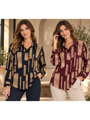 Camicia Curvy 80024CAL - Patrizia Blasio Camicie e Bluse donna PB80024CAL