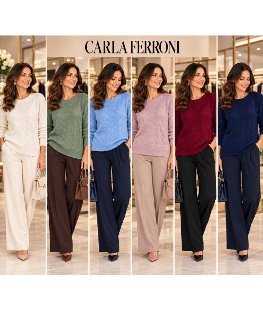 Maglia Pura Lana 4455 - Carla Ferroni Maglieria e t-shirt donna CF4455