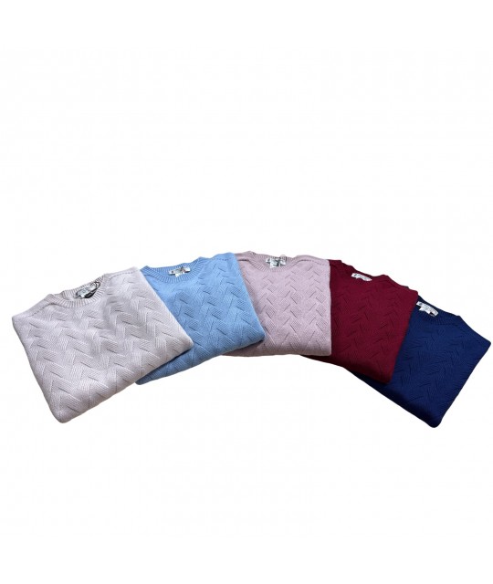 Maglia Pura Lana 4455 - Carla Ferroni Maglieria e t-shirt donna CF4455