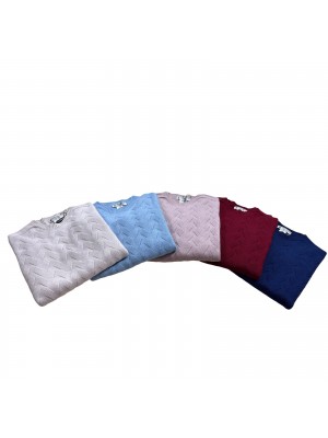 Maglia Pura Lana 4455 - Carla Ferroni Maglieria e t-shirt donna CF4455