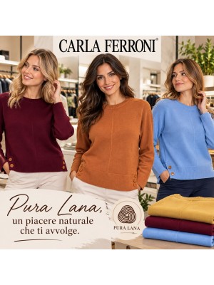 Maglia Pura Lana 4417 - Carla Ferroni Maglieria e t-shirt donna CF4417