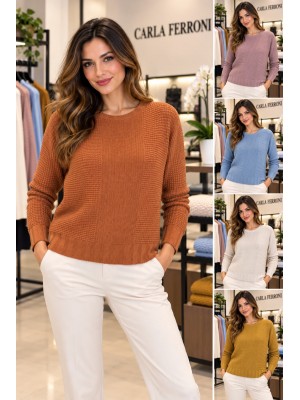 Maglia Pura Lana 4436 - Carla Ferroni Maglieria e t-shirt donna CF4436
